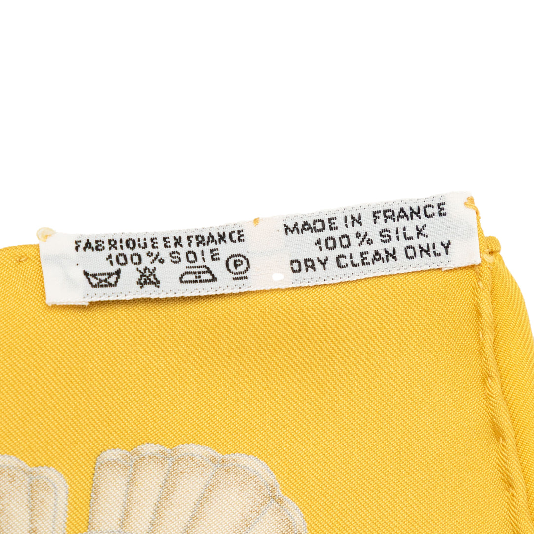 Automobile Foulard 90 Jaune