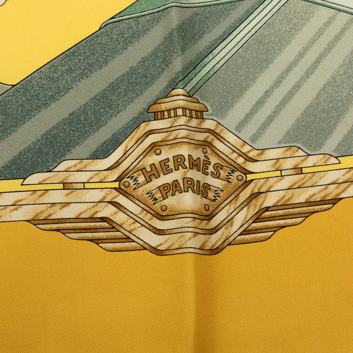 Automobile Foulard 90 Jaune