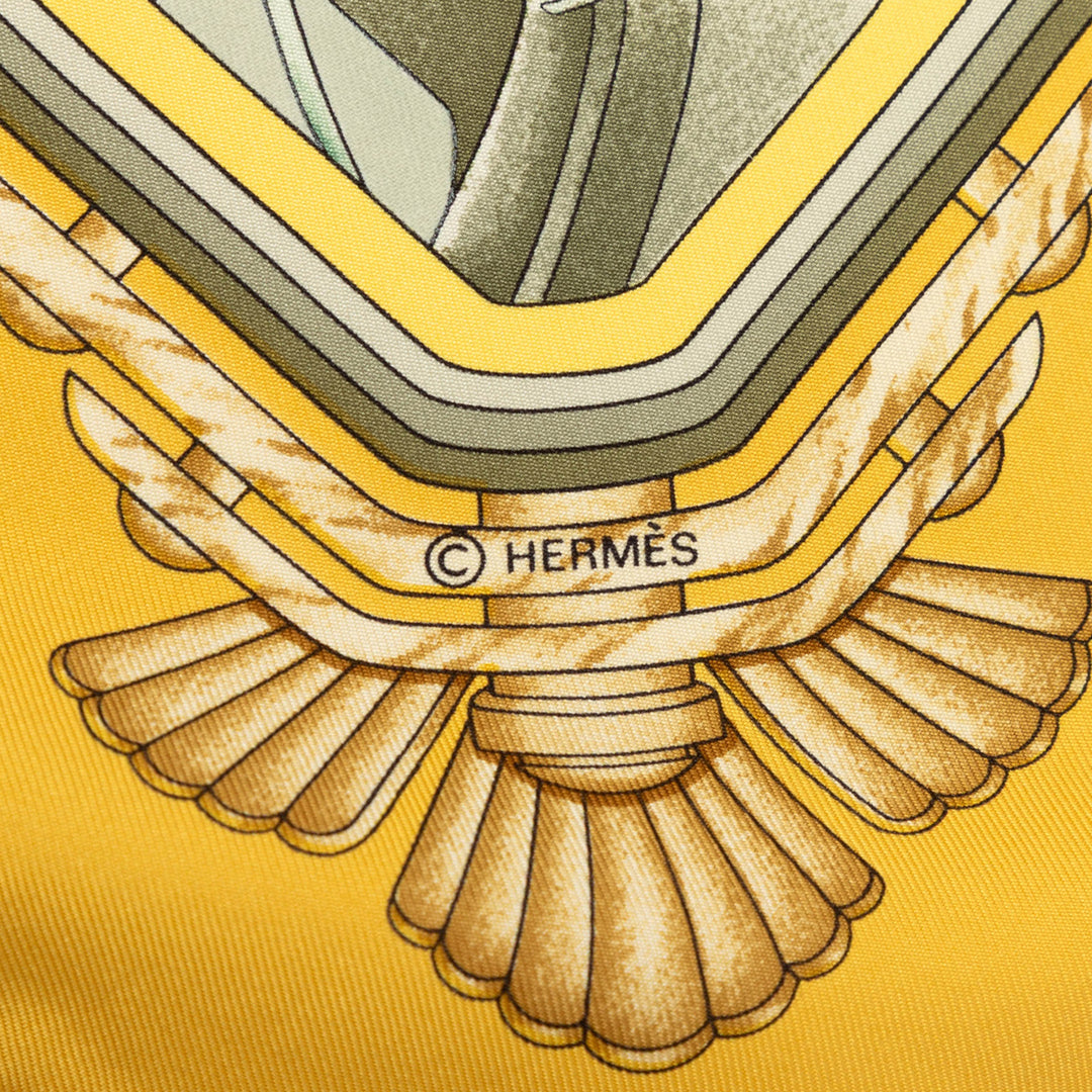 Automobile Foulard 90 Jaune