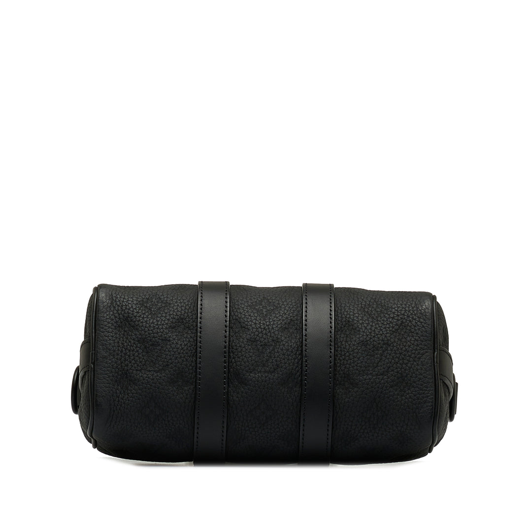 Monogram Taurillon Keepall Bandouliere 25 Black - Gaby Paris