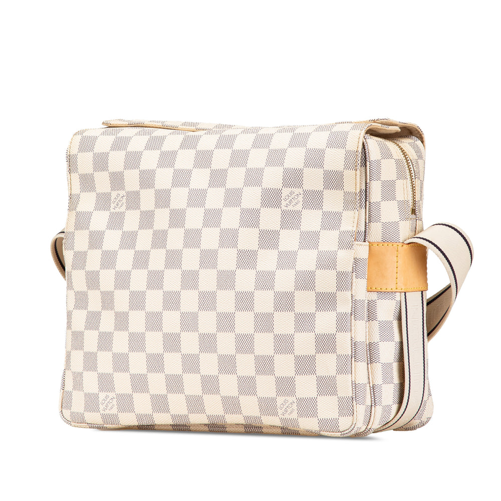 Louis Vuitton Damier Azur Naviglio Blanc – GABY PARIS Authentique