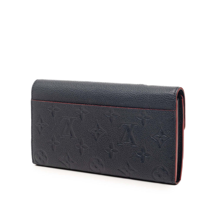 Louis Vuitton Monogram Empreinte Sarah Portefeuille