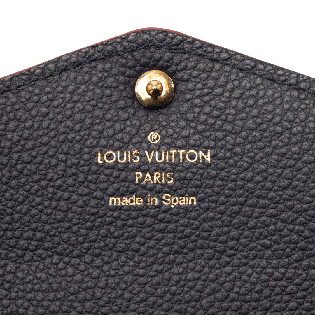 Louis Vuitton Monogram Empreinte Sarah Portefeuille