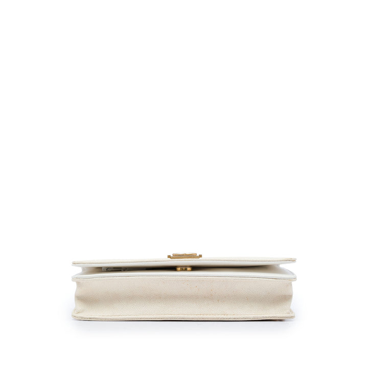 Chanel Matelassé Caviar Boy Wallet on Chain