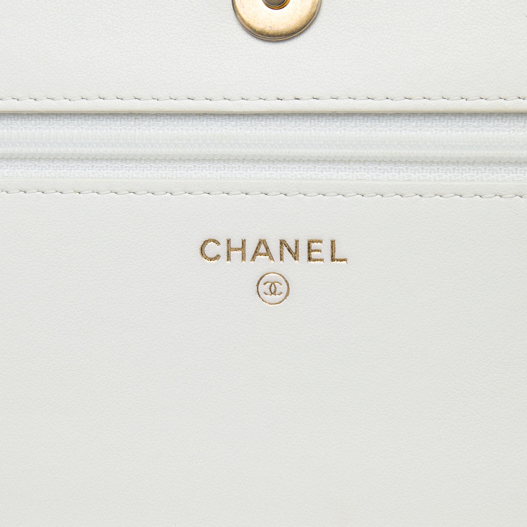 Chanel Matelassé Caviar Boy Wallet on Chain