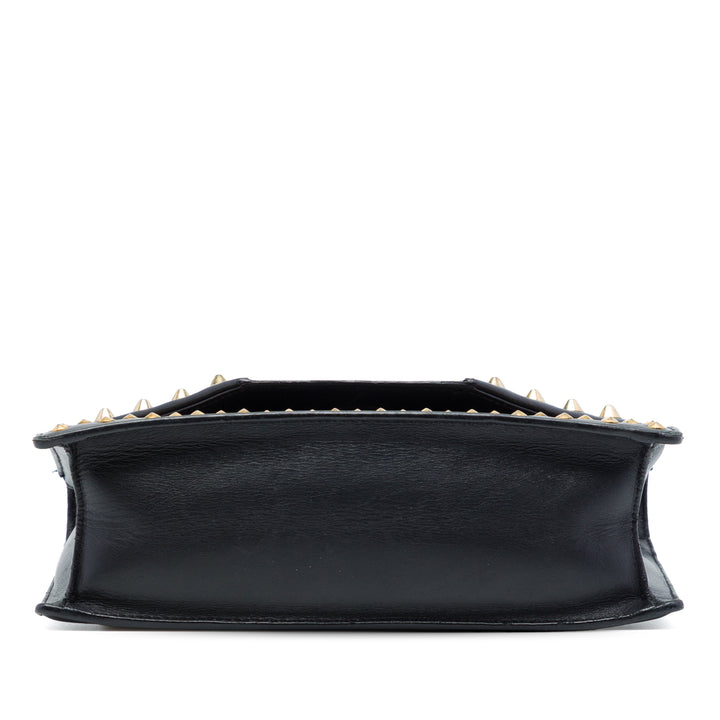 Saint Laurent Sac bandoulière clouté Betty Mini Noir – vue 3 – GABY PARIS