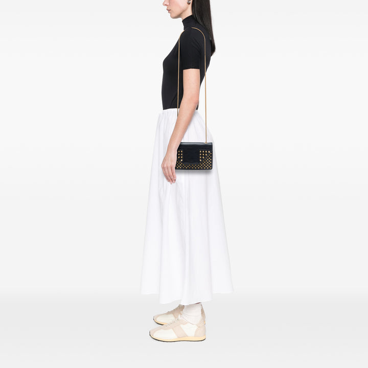 Saint Laurent Sac bandoulière clouté Betty Mini Noir – vue 6 – GABY PARIS
