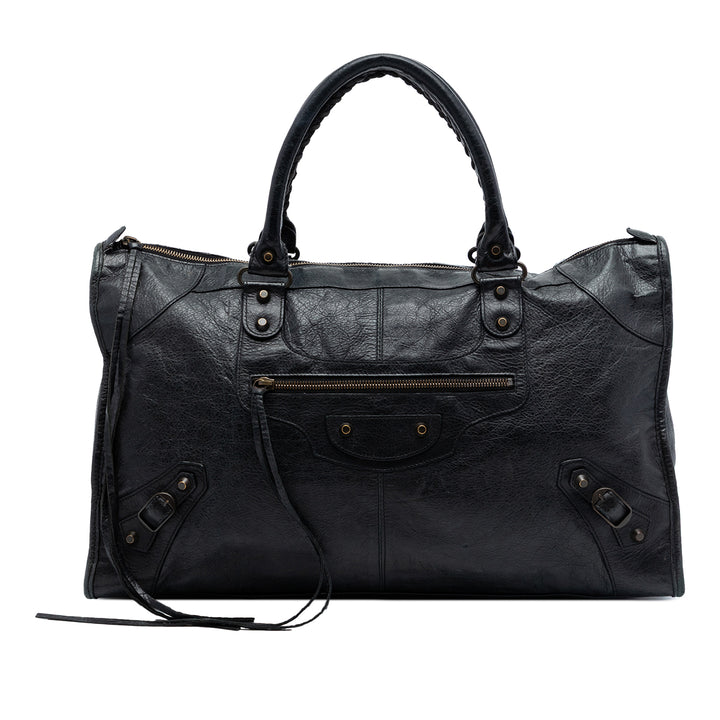 Balenciaga Cuir d’agneau Motocross Giant 12 Work Sac