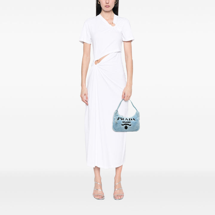 Prada Sac porté épaule Terry Re Edition 2000 Mini Bleu – vue 6 – GABY PARIS