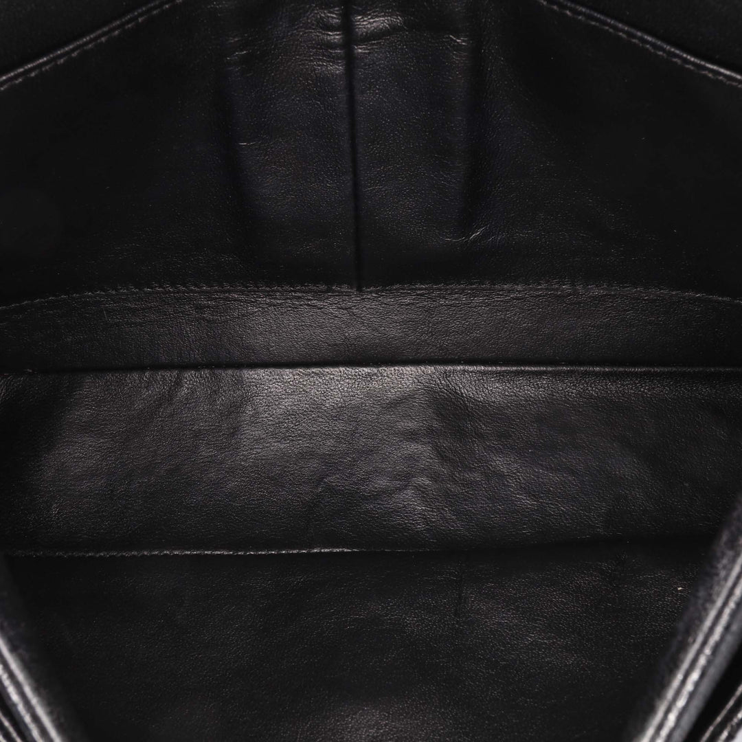 Medium Classic Caviar Double Flap Black - Gaby Paris