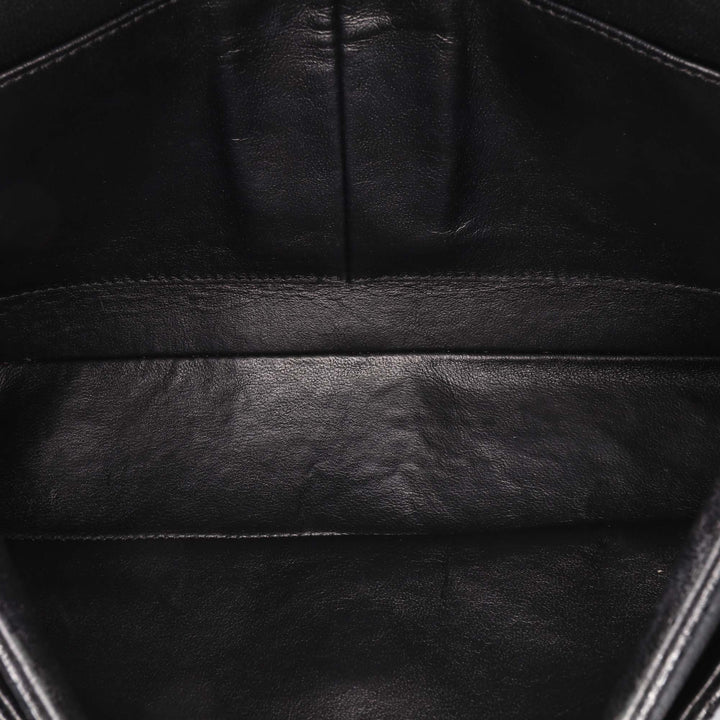 Medium Classic Caviar Double Flap Black - Gaby Paris