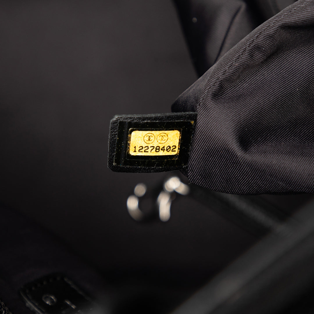 Chanel Large Matelassé Coated Toile Paris Biarritz Cabas