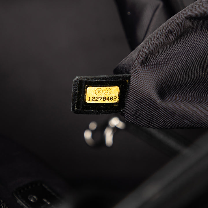 Chanel Large Matelassé Coated Toile Paris Biarritz Cabas