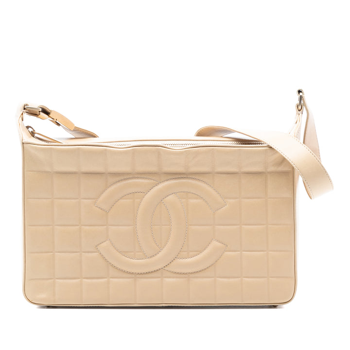 Chanel Chocolate Bar Sac Moyen Cuir d'agneau