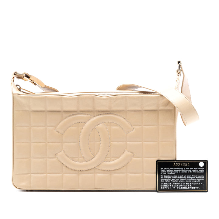 Chanel Chocolate Bar Sac Moyen Cuir d'agneau