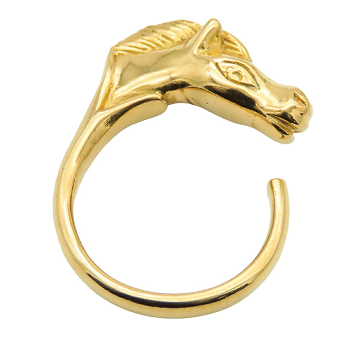 Hermès plaqué Cheval Bague