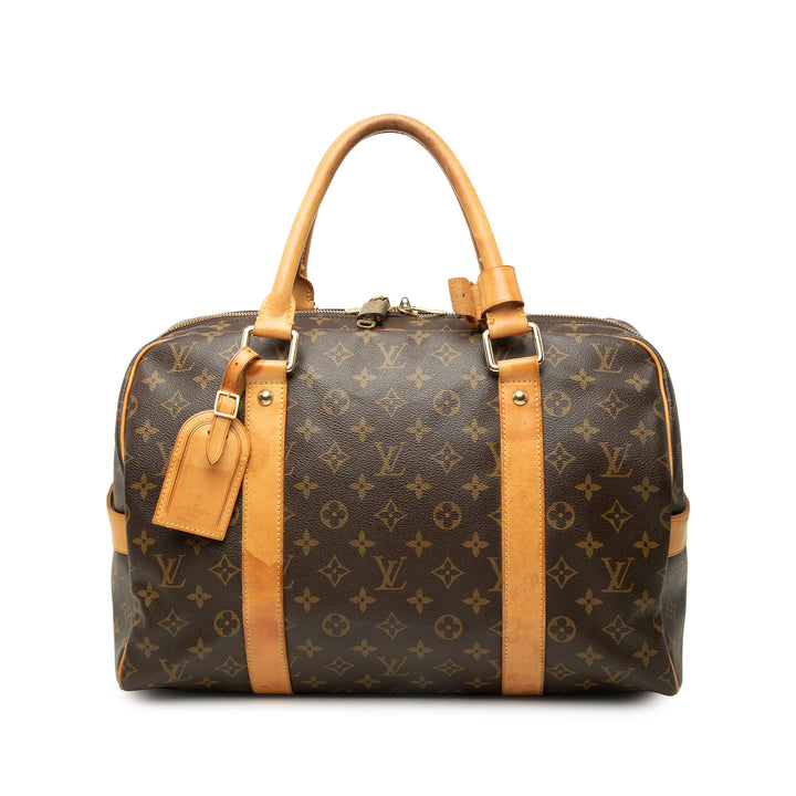 Louis Vuitton Sac de voyage Carryall Monogram Marron – vue principale – GABY PARIS