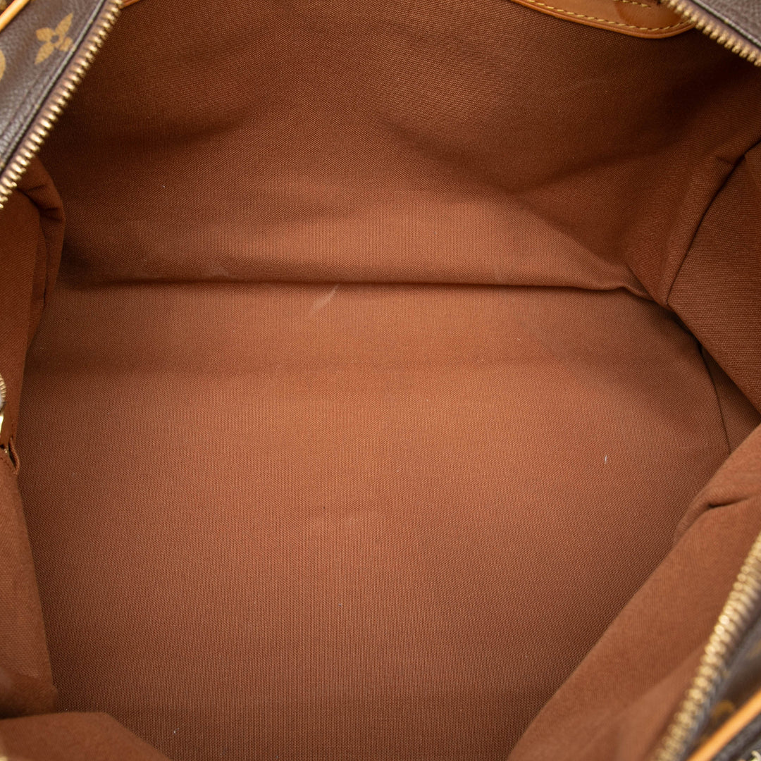 Louis Vuitton Sac de voyage Carryall Monogram Marron – vue 4 – GABY PARIS