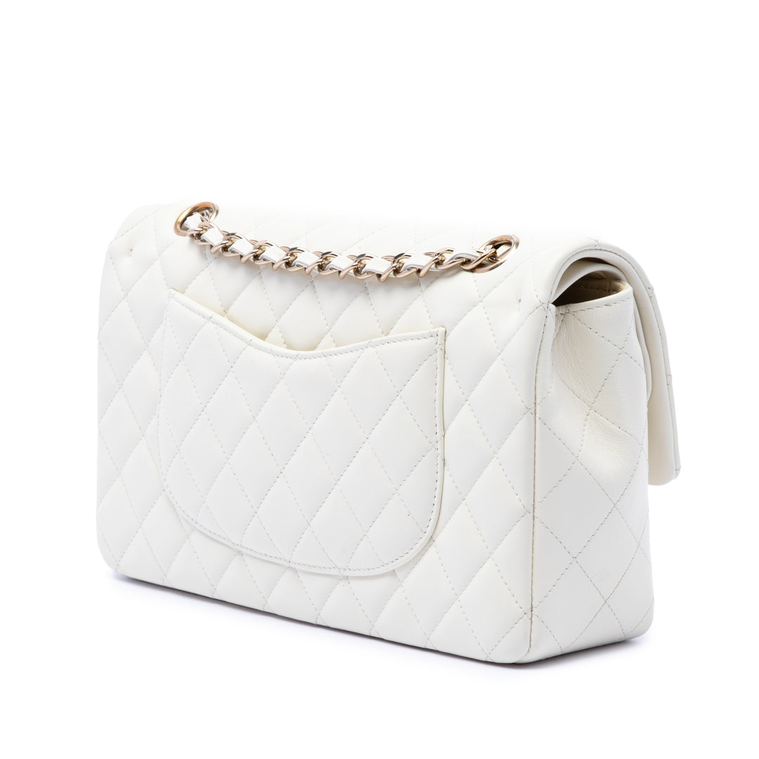 Chanel Medium Classic Cuir d’agneau Double rabat