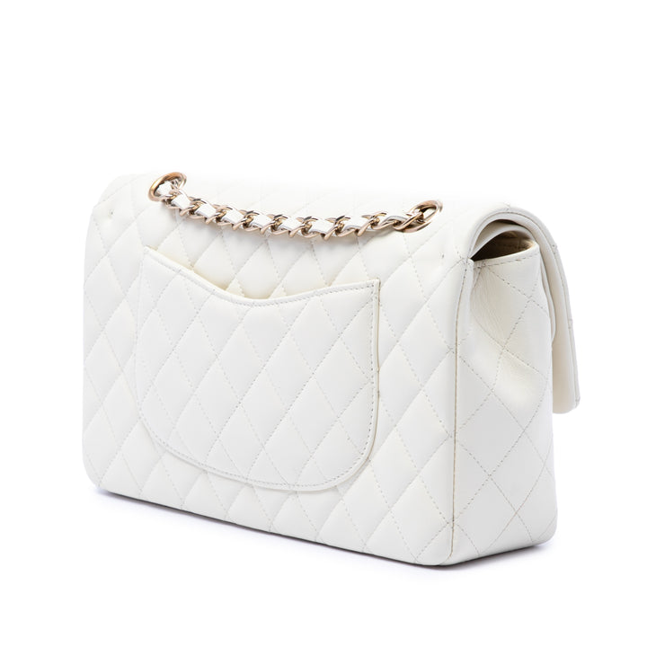 Chanel Medium Classic Cuir d’agneau Double rabat