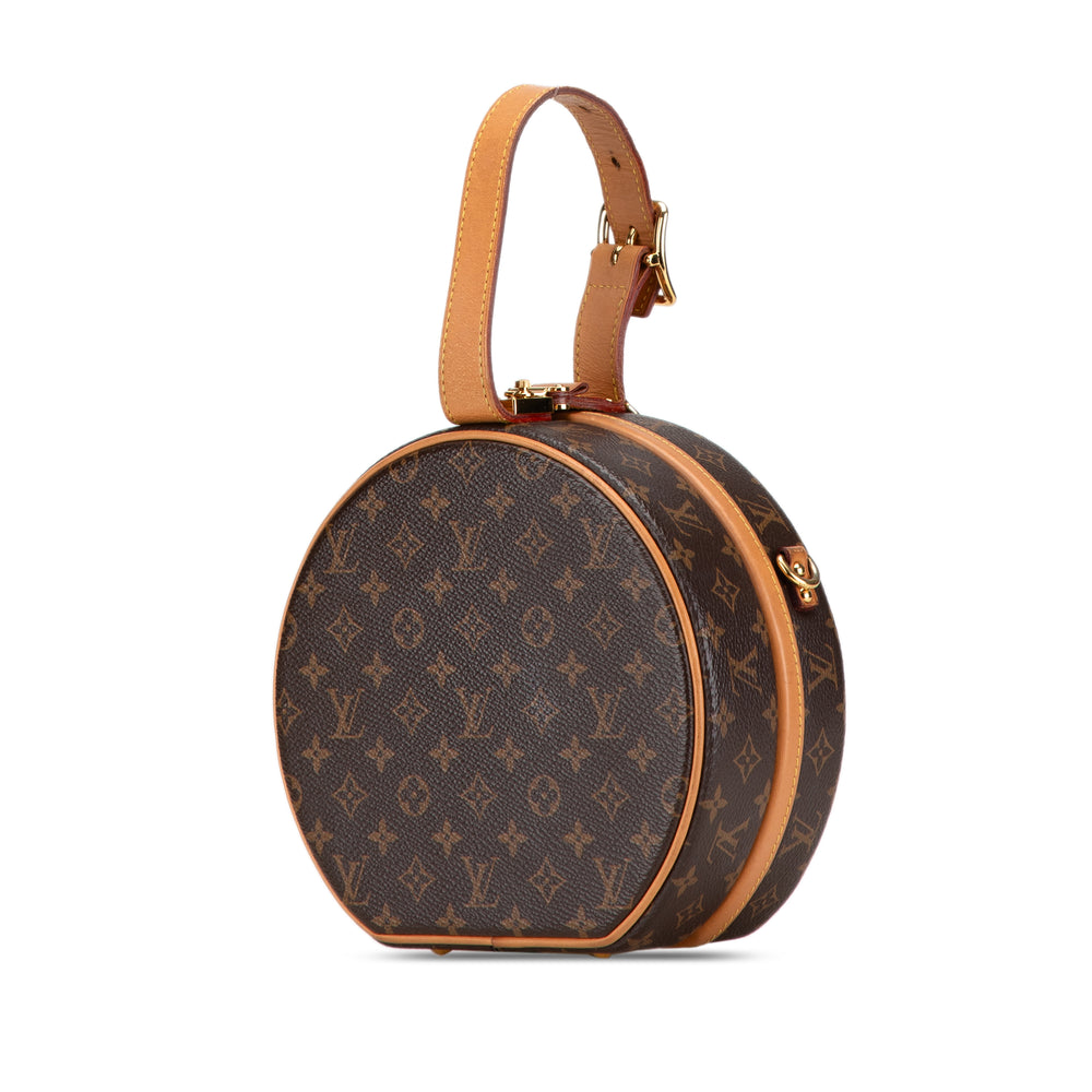 Monogram Petite Boite Chapeau Brown - Gaby Paris