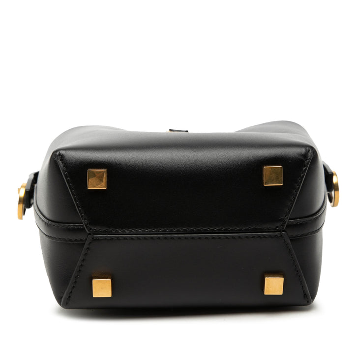 Saint Laurent Mini brillant Cuir de veau Le 37 Bucket Sac