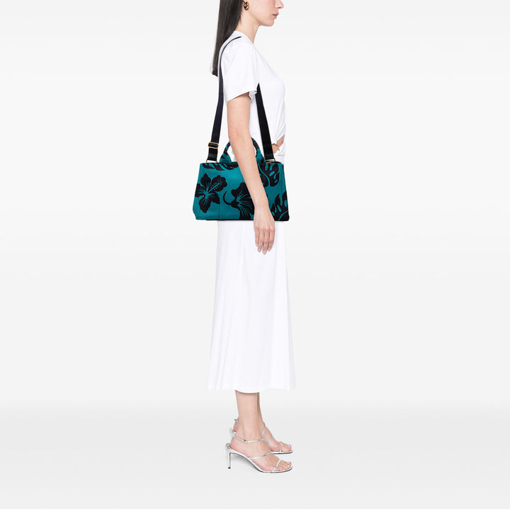Prada Toile Canapa Hawaii Cabas