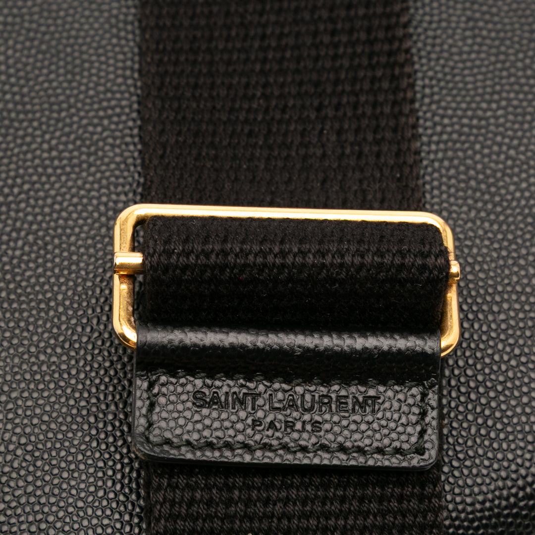Saint Laurent Grain De Poudre Flat Sac porté croisé Noir