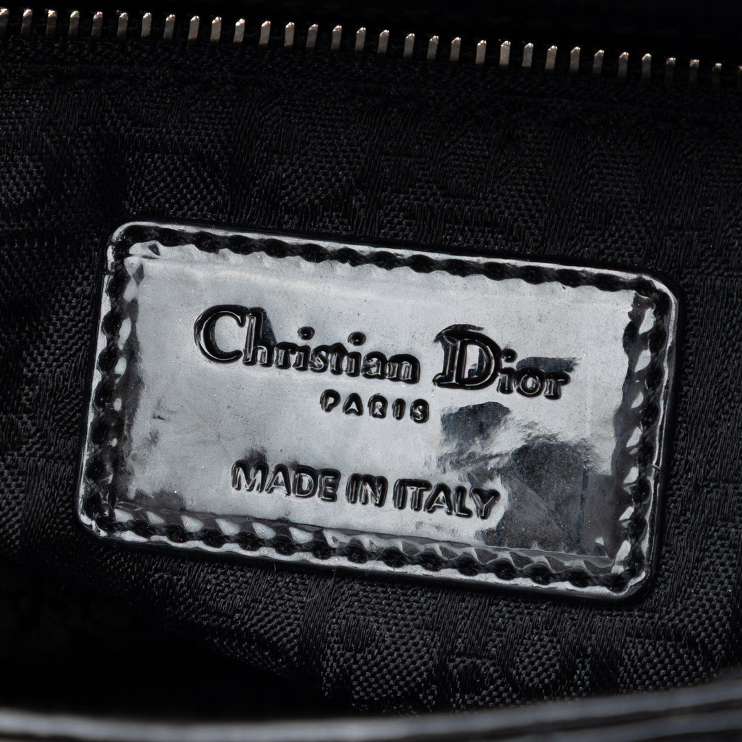 Dior Mini Cuir verni Cannage Lady Dior