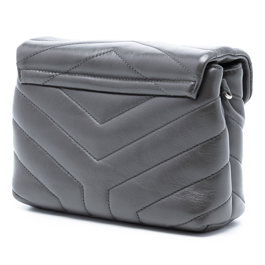 Saint Laurent Toy Matelasse Cuir de veau Monogram LouLou Sac porté croisé