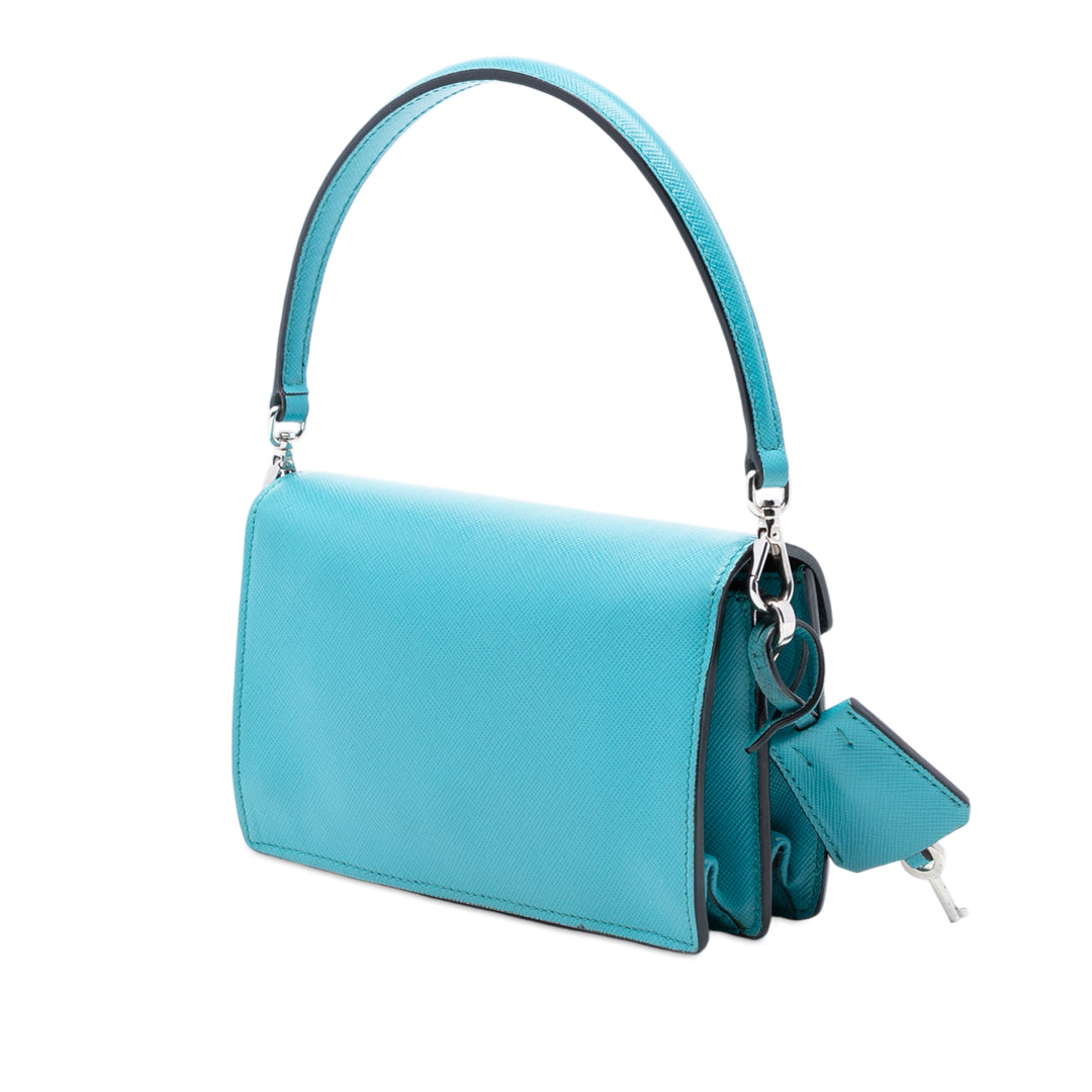 Prada Lux Sound Lock Sac Cuir Saffiano