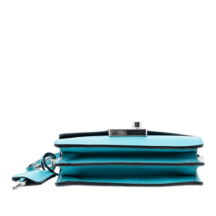 Prada Lux Sound Lock Sac Cuir Saffiano