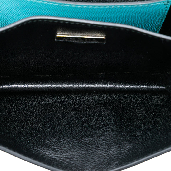 Prada Lux Sound Lock Sac Cuir Saffiano