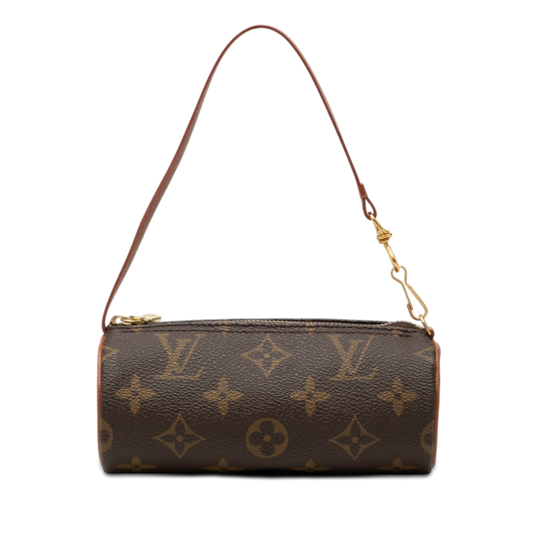 Papillon Pochette Monogramm Braun