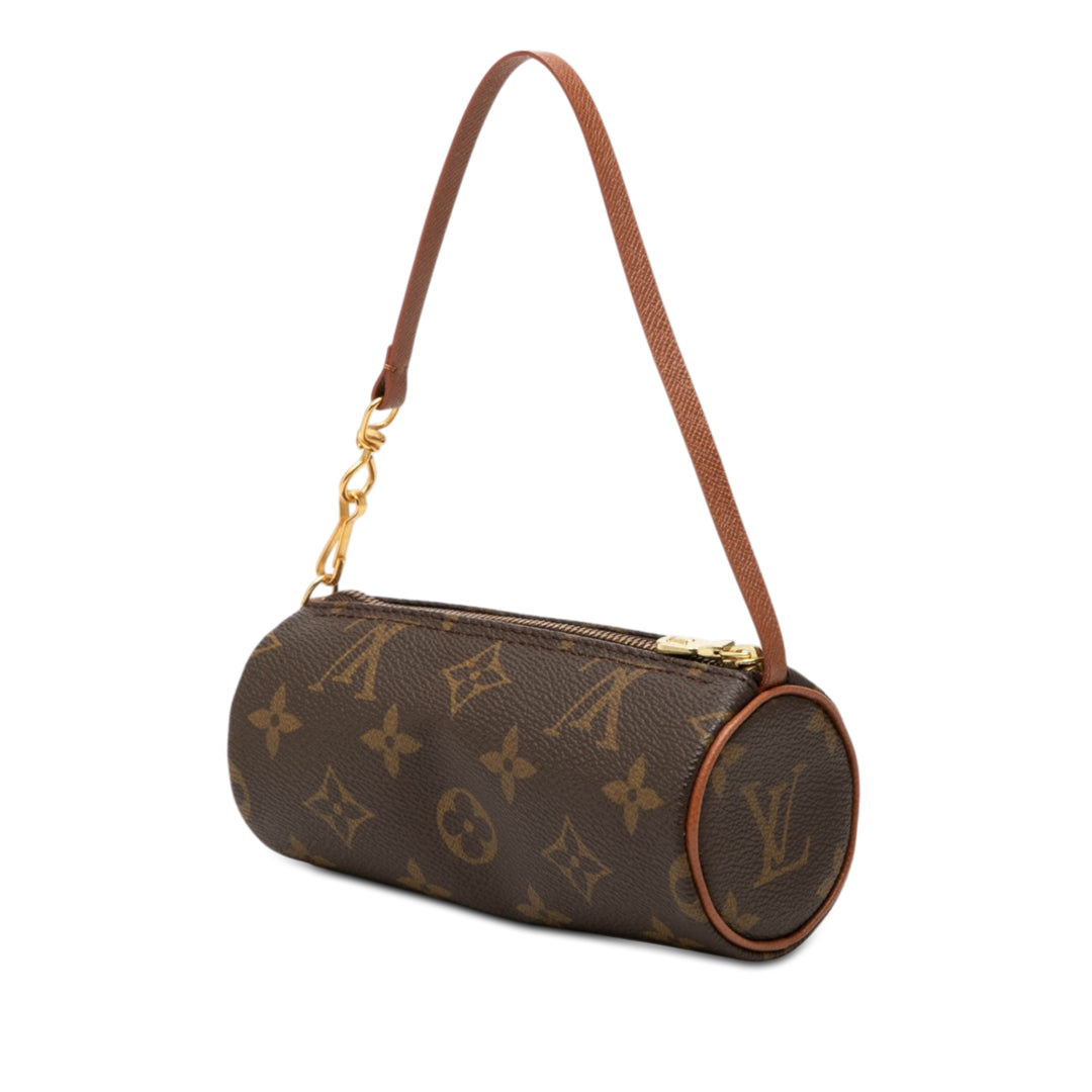 Papillon Pochette Monogramm Braun