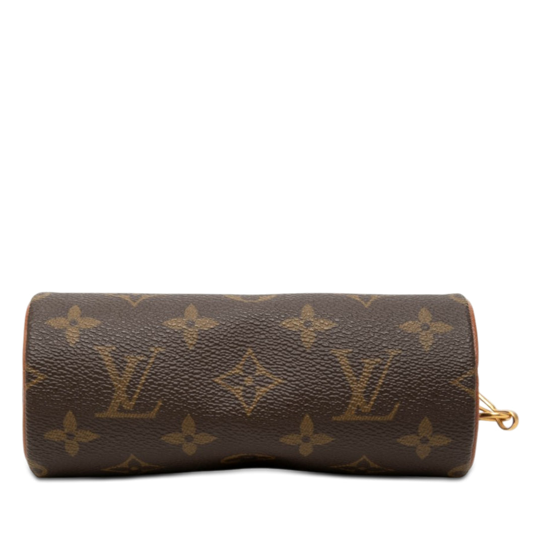 Papillon Pochette Monogramm Braun