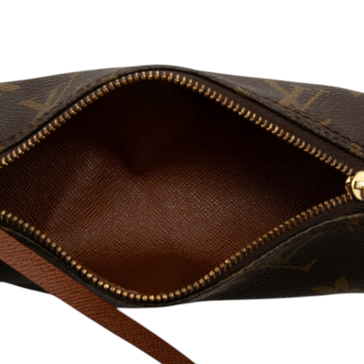 Papillon Pochette Monogramm Braun