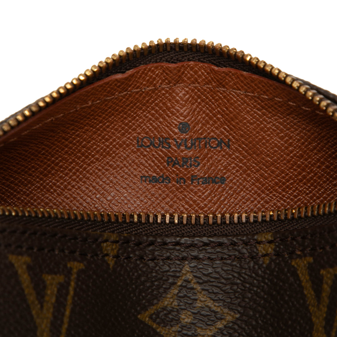 Papillon Pochette Monogramm Braun
