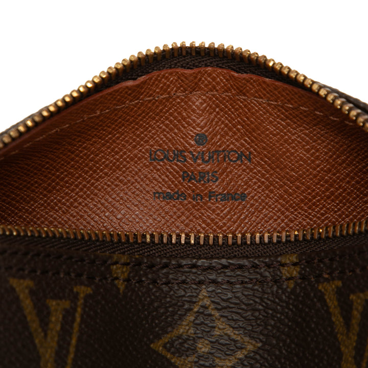 Papillon Pochette Monogramm Braun