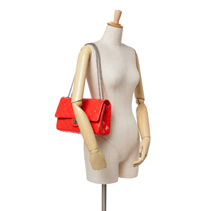 Reissue 2.55 Patent Double Flap 226 Red - Gaby Paris