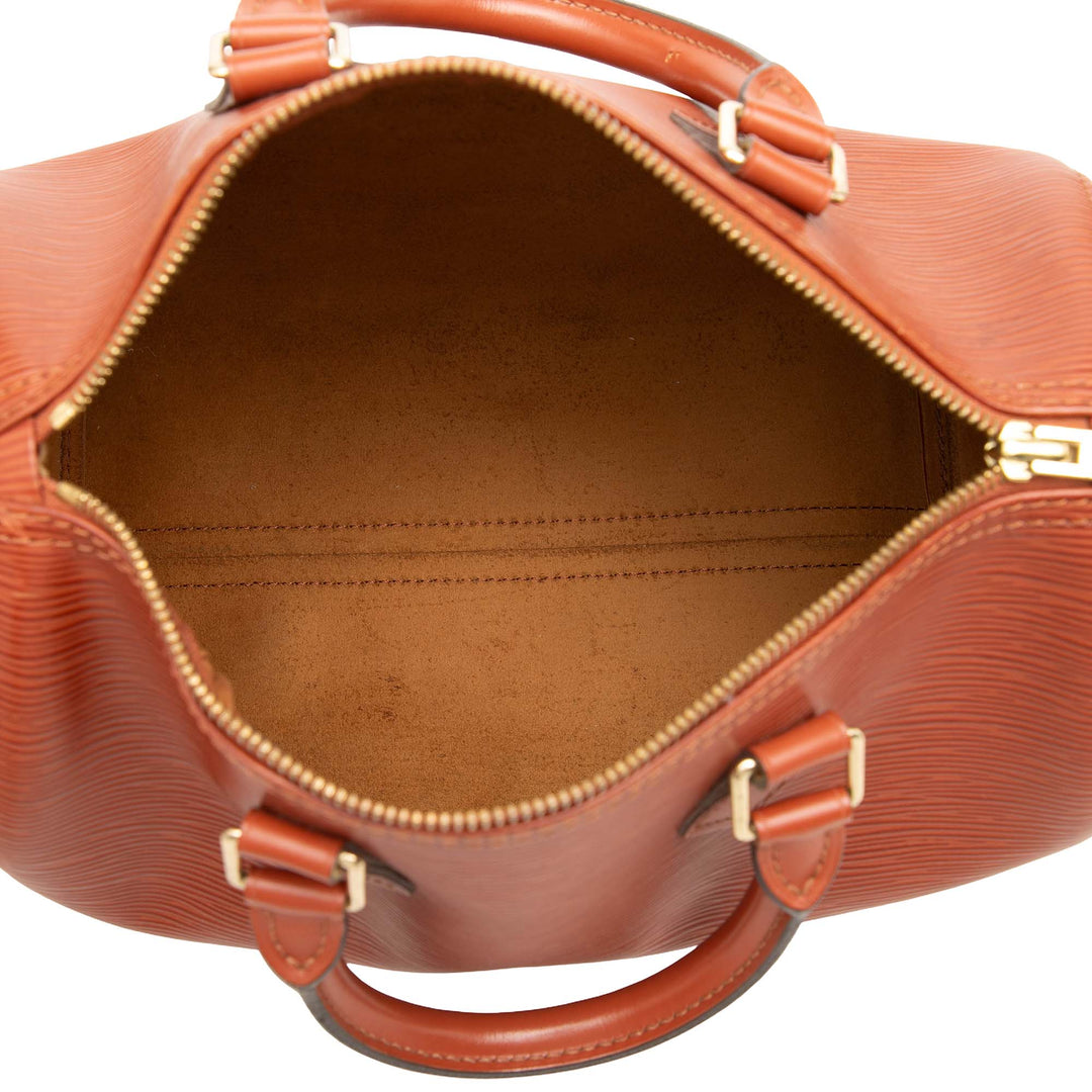 Louis Vuitton Speedy 25 Épi Marron – vue 4 – GABY PARIS
