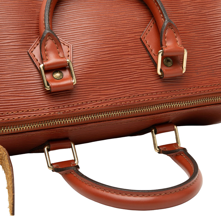 Louis Vuitton Speedy 25 Épi Marron – vue 7 – GABY PARIS