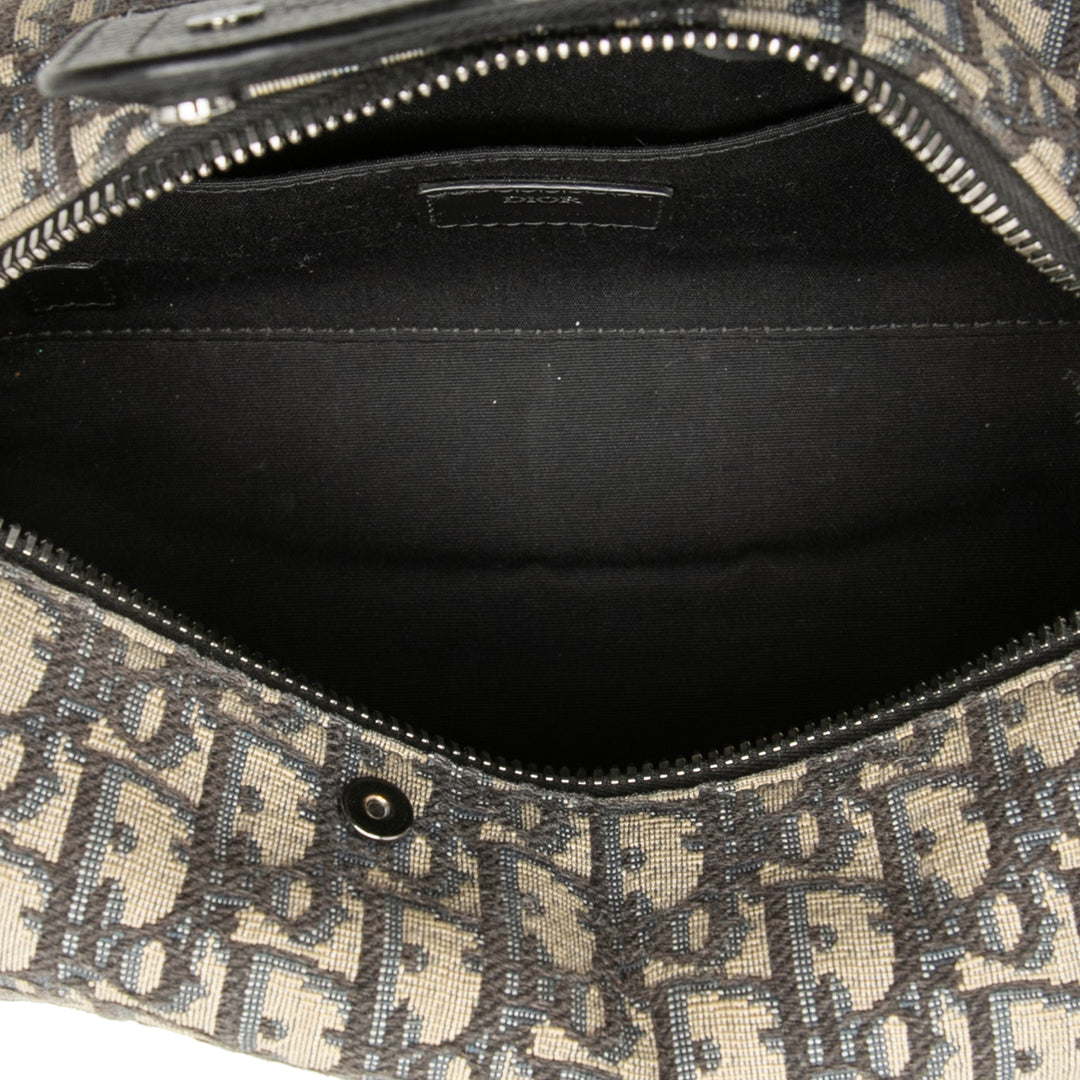 Dior Oblique Toile Lingot Toiletry Étui