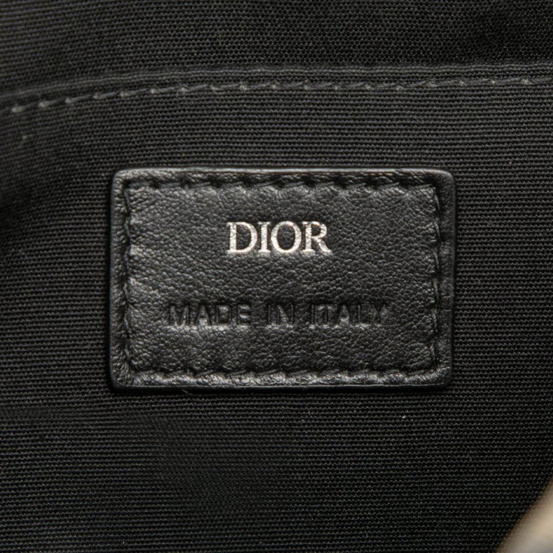 Dior Oblique Toile Lingot Toiletry Étui