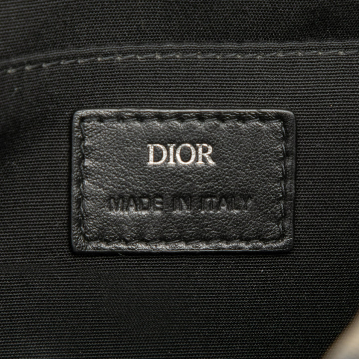 Dior Oblique Toile Lingot Toiletry Étui
