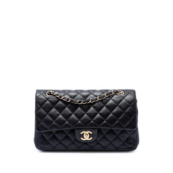 Chanel Medium Classic Cuir d’agneau Double rabat