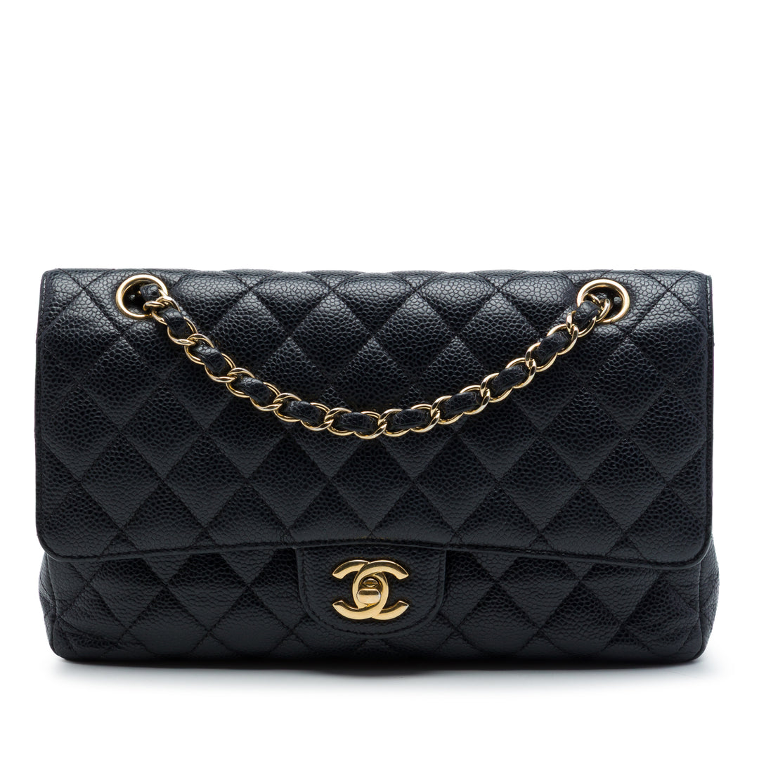 Chanel Medium Classic Caviar Double rabat
