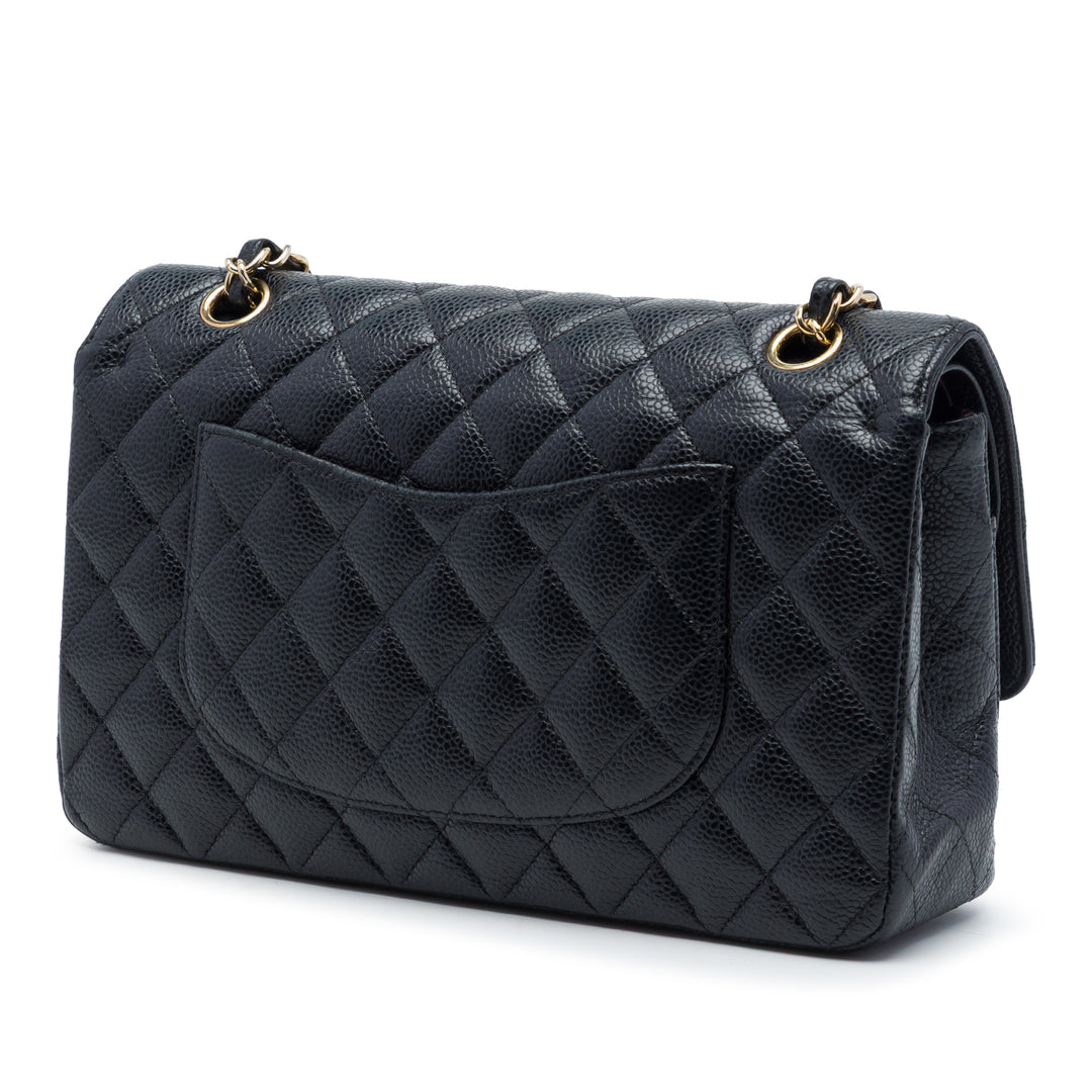 Chanel Medium Classic Caviar Double rabat