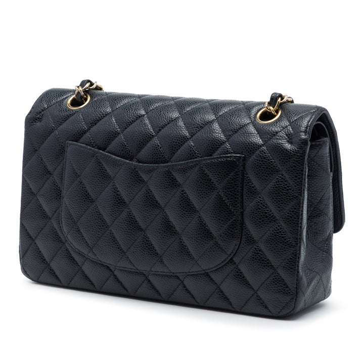 Chanel Medium Classic Caviar Double rabat