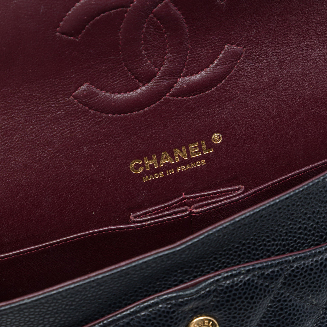 Chanel Medium Classic Caviar Double rabat